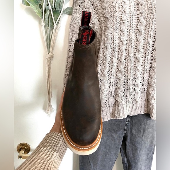 Red Diamond Genuine Leather Chelsea Boots - Picture 3 of 5